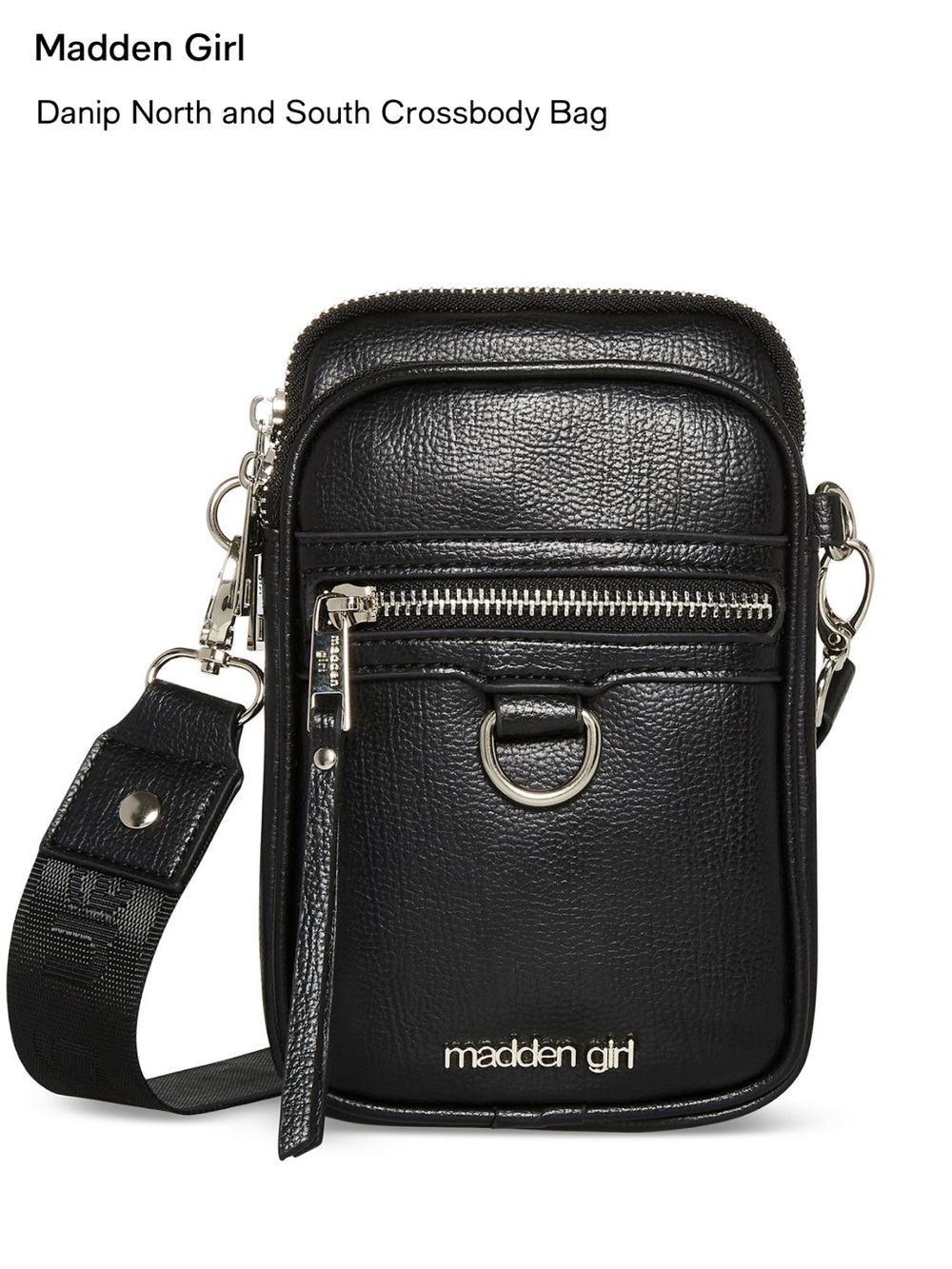 Madden Girl Black Crossbody Bag